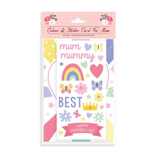 Picture of MOTHERS DAY COLOUR IN CARD